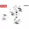 Ryobi ESS200RS Spare Parts List Type: 5133000532